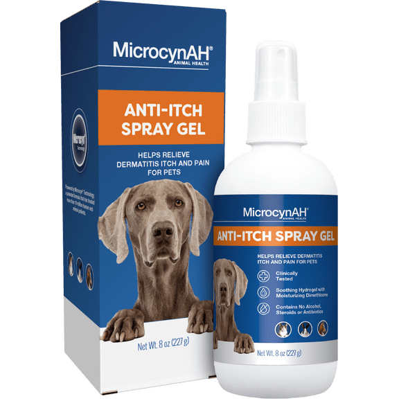 MicrocynAH Anti-Itch Spray Gel 8 oz - PDS-095668570200