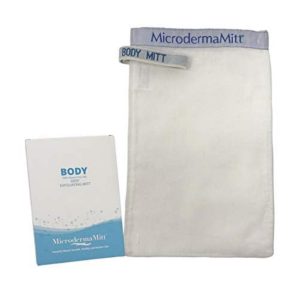 MicrodermaMitt Deep Exfoliating Mitt Body Scrub Dead Skin Remover