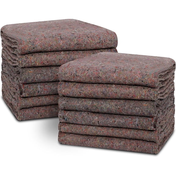 Microdermabrasion Textile Moving Blankets 100% Recycled 54 x 72 Professional Shipping Moving Packing Pads Furniture Pads Storage Blankets