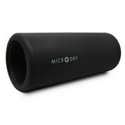 Microdry Fitness Foam Roller for Muscle Relief, Firm, 13" x 5.3", Black