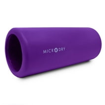 Microdry Fitness Foam Roller for Muscle Relief, Firm, 13" x 5.3," Purple