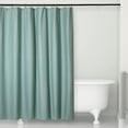 thumbnail image 1 of Microdry Luxury Water-Repellent Fabric Embossed Shower Curtain Liner for Bathroom, 72" x 72", Aquifer, 1 of 8