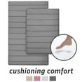 thumbnail image 1 of Microdry Memory Foam Non-Slip Bath Mat Set, Gray (2 Pieces), 1 of 9