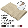 thumbnail image 1 of Microdry Modern Infused Memory Foam Bath Mat, 17" x 24", Linen, 1 of 10