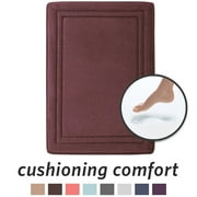 Microdry Quick Drying Memory Foam Bath Mat, 17" x 24", Purple