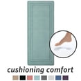 thumbnail image 1 of Microdry Quick Drying Memory Foam Framed Contour Bath Mat with GripTex Skid-Resistant Base, 21" x 24", Blue, 1 of 9
