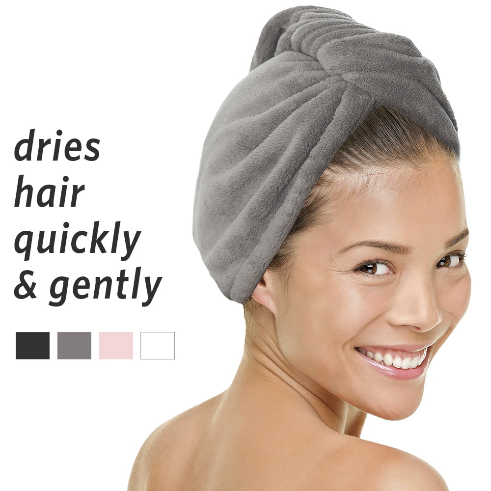Microdry Ultra Absorbent Quick Drying SoftLoft Hair Wrap Towel Turban