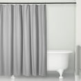thumbnail image 1 of Microdry Water-Repellent Fabric Embossed Shower Curtain Liner, 72" x 72", Chrome, 1 of 9