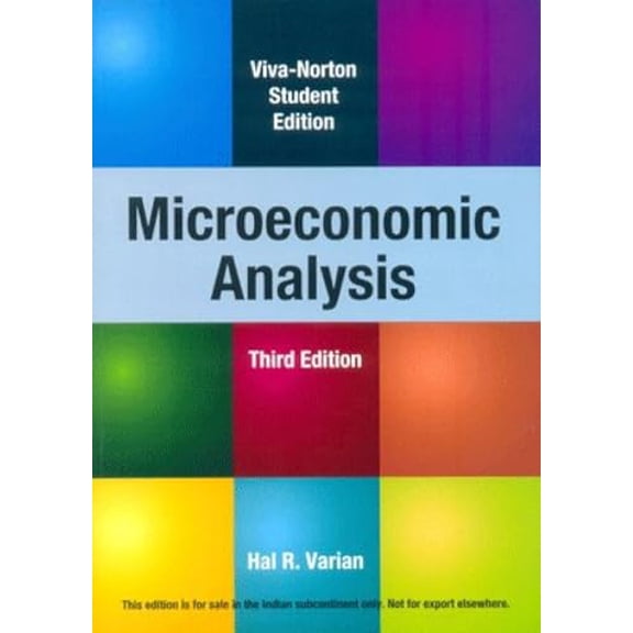 Pre-Owned Microeconomic Analysis (Paperback) 8130908638 9788130908632