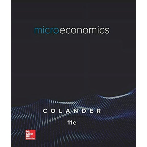 Microeconomics, 9781260507140, Hardcover, 11