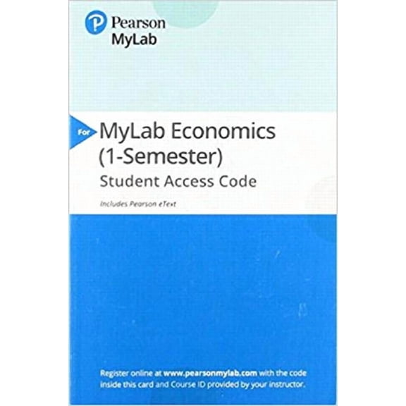 Mylab Economics with Pearson Etext -- Access Card -- For Microeconomics (Other)