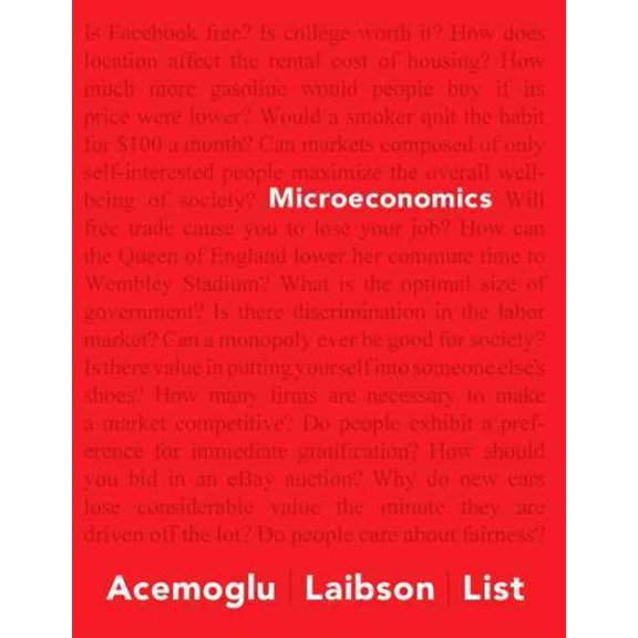 Pre-Owned Microeconomics (The Pearson Series in Economics) Paperback