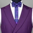 thumbnail image 1 of Botail Bow-necktie - Purple Orchid Print, 1 of 4