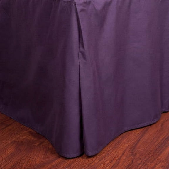 Microfiber 1500 Egyptian Quality Pleated Bed Skirt with 14" Drop