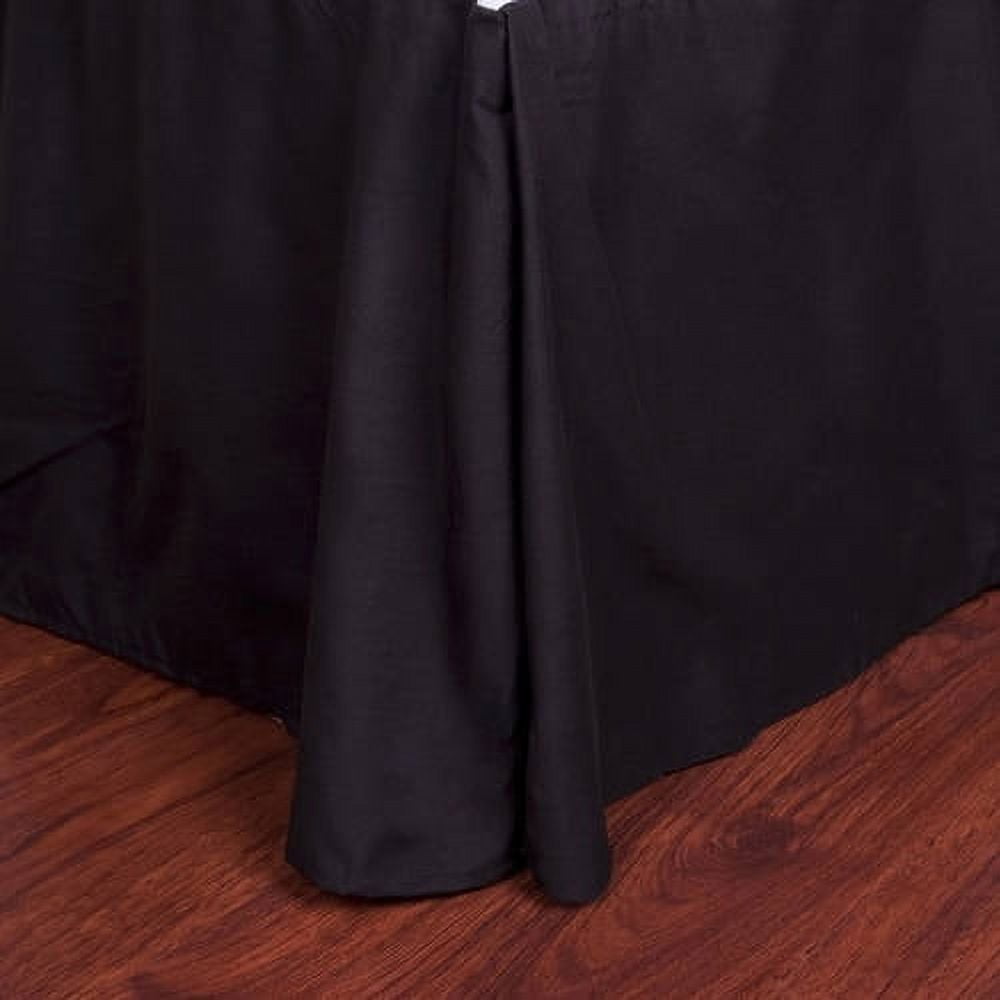 Microfiber 1500 Egyptian Quality Pleated Bed Skirt with 14" Drop