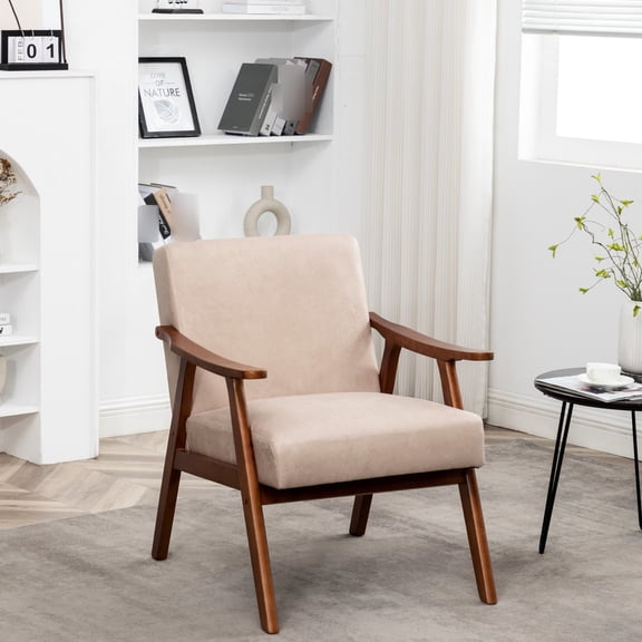 Microfiber Accent Chair | Comfortable Reading Spot | Bedroom Corner