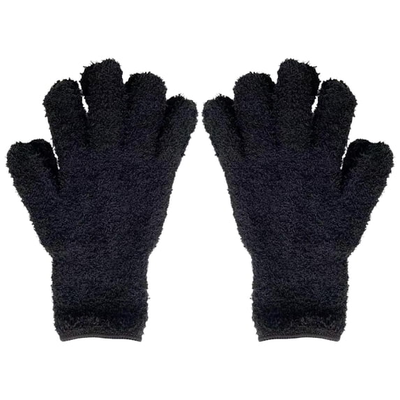 Microfiber Auto Dusting Cleaning Gloves,1 Pairs Reusable Household Dishwashing Cleaning Rubber Gloves,Microfiber Dusting Gloves,Dusting Cleaning Glove for Plants, Blinds,Non-Slip Kitchen Glove