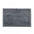 thumbnail image 1 of Microfiber Bath Rugs Chenille Floor Mat Ultra Soft Washable Bathroom Dry Fast Water Absorbent Bedroom Area Rugs Kitchen Rugs Non Skid Dry Fast Machine Washable(Dark Gray,15.7"x23.6"), 1 of 1