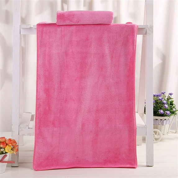 Microfiber Bath Towel (29" x 13"), Long Thick Towels, Soft, Super Absorbent and Fast Drying, No Fading Multipurpose Use for Sports, Travel, Fitness, Yoga