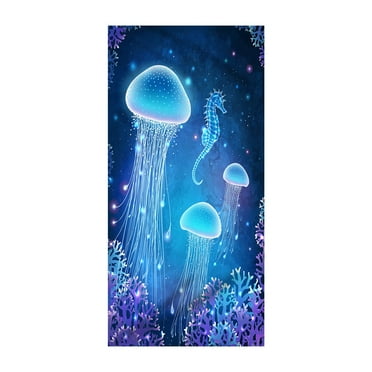 Microfiber Bath Towel Kids Beach Towels 30x60 Inch Microfiber Beach Towel Super Lightweight Colorful Bath Towel Sandproof Beach Blanket Multi-Purpose Towel For Travel Swimming Pool