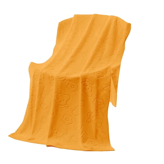 Microfiber Bath Towel,Large Towels,Body Towels,Oversized Thick Towels,Soft,Super Absorbent And Fast Drying,No Fading Multipurpose Use For Sports,Travel,Fitness,Yoga,200g,Orange
