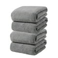 thumbnail image 1 of Microfiber Bath Towel Set 4 Pack 75x35cm, Coral Velvet Absorbent Towel, Quick Dry, Travel Beach Towel, 1 of 1