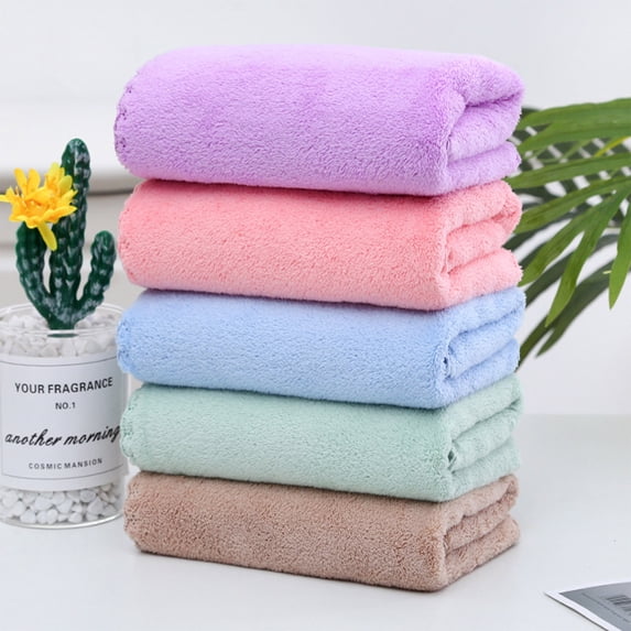 Microfiber Bath Towel - Super Absorbent, Quick Dry, Ultra Soft & Lightweight (75x35cm/29.5x13.8in) for Travel, Camping, Yoga, Swimming - Machine Washable, Multipurpose Bath & Beach Towel
