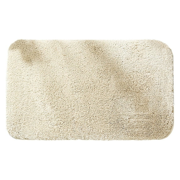 Microfiber Bathroom Rugs, Furenl Non-Slip Bath Rugs, Soft & Fuzzy Bathroom Mat – Extra Thick Plush Absorbent Rug for Bathroom, Kitchen, & Pool Floor, 24X16In