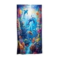 thumbnail image 1 of Microfiber Beach Towel, Double Sided, Quick Dry, Soft Absorbent, Sand , Lightweight, Portable Bath Towel for Travel, Pool, and Swimming Adventures, 1 of 6
