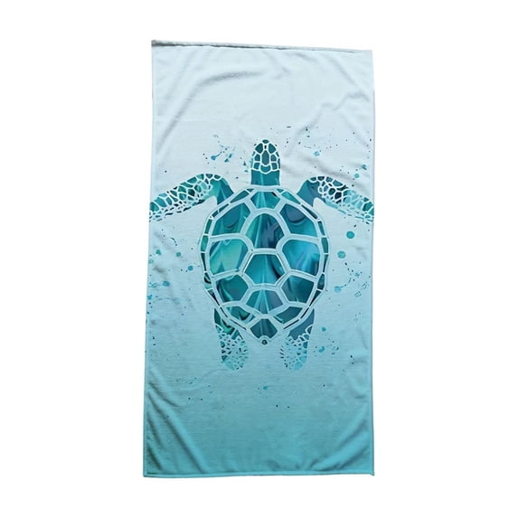 Microfiber Beach Towel, Double Sided, Quick Dry, Soft Absorbent, Sand , Lightweight, Portable Bath Towel for Travel, Pool, and Swimming Adventures
