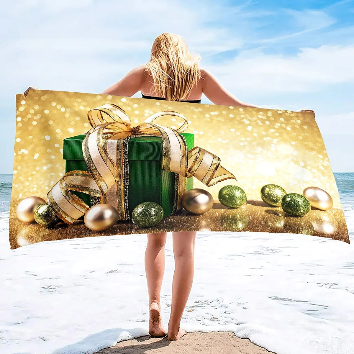 Microfiber Beach Towel Gift Boxes Oversized Sand Free Travel Towels