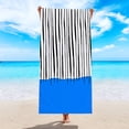 thumbnail image 1 of Microfiber Beach Towel Quick Dry Sand Resistant Summer Coastal Print Oversized Beach Towel for Adults Summer Vacation and Cruise, 1 of 4