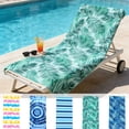 thumbnail image 1 of Microfiber Beach Towel Quick Dry Sand Resistant Tropical Print Oversized Beach Towel for Adults Summer Vacation and Poolside, 1 of 7