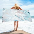 thumbnail image 1 of Microfiber Beach Towel Sandproof Fast Dry, 30x60 Inch Large Quick Drying Bath Towel for Swimming Pool Travel, Super Absorbent Sand Free Camping Blanket, 30x60 Inch, 1 of 3