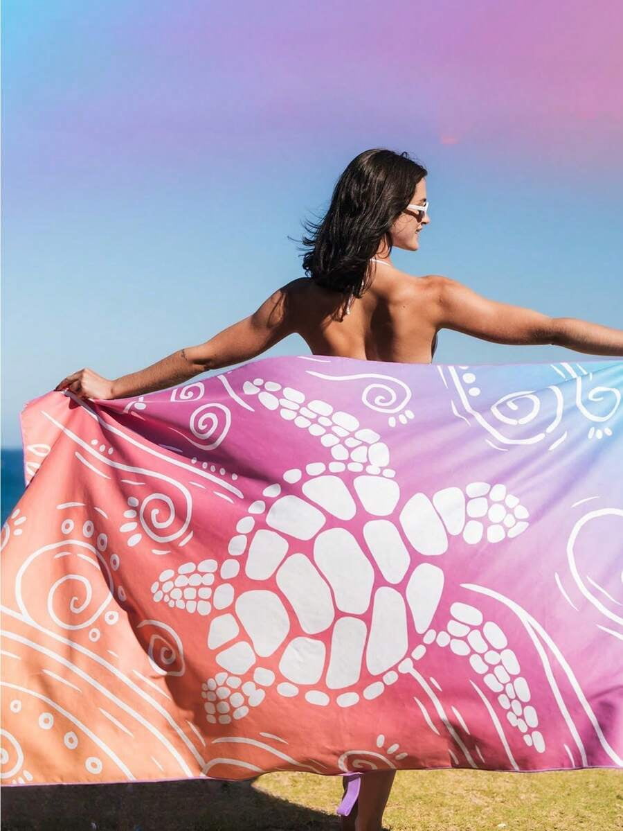 Sand Soft Fall Microfiber Beach Towel Soft & Quick-Dry, Extra Large 31''x71'', Perfect ...