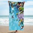 thumbnail image 1 of Microfiber Beach Towel Ultra Light Hawaiian Beach Pattern Bath Towel Sand Proof Beach Blanket Travel Multipurpose Towel 75 X 150 Cm Polyester Bath Towel,G,Microfiber, 1 of 3