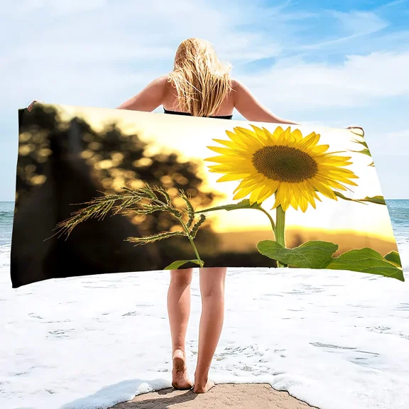 Microfiber Beach Towels Oversized Beach Blanket Towel Portable Ultra Soft Super Water Absorbent Beach Throw Towel for Adults (7)