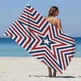 thumbnail image 1 of Microfiber Beach Towels Oversized,Patriotic Beach Towels 4th Of July,Extra Large Beach Towels Adult,Independence Day Quick-Drying Absorbent Lightweight Towels for Swimming Pool,Yoga Gym Sports, 1 of 7