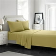 thumbnail image 1 of Microfiber Bed Sheet Set Hotel Style Deep Pocket，Cool & Breathable Bed Sheets grass green, 1 of 8