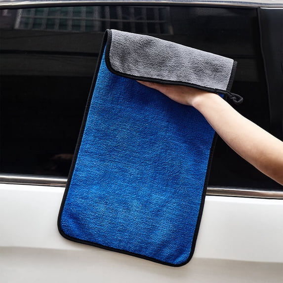 Microfiber Car Cleaning Towels Ultra Absorbent Lint Free - Double Sided Soft Wash Cloths for Cars Trucks SUVs Motorcycles - Scratch Resistant Detailing Rags for Auto Boat RV