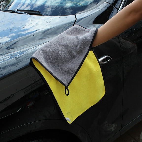 Microfiber Car Drying Towel Super Absorbent Lint Free Scratch Free Reusable Car Wash Cloth for Detailing Waxing Polishing Cleaning Auto Care Tool Kit Ultra Soft Premium