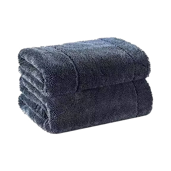 Microfiber Car Drying Towel for Superior Auto Detailing and Quick Absorption Cleaning Solutions,30X40 cm,Grey