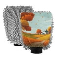 thumbnail image 1 of Microfiber Car Wash Gloves With Chenille & Polyester Terry Scratch-Free Cleaning Elastic Cuffs Countryside Landscape, 1 of 8