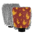 thumbnail image 1 of Microfiber Car Wash Gloves With Chenille & Polyester Terry Scratch-Free Cleaning Elastic Cuffs Spark, 1 of 8