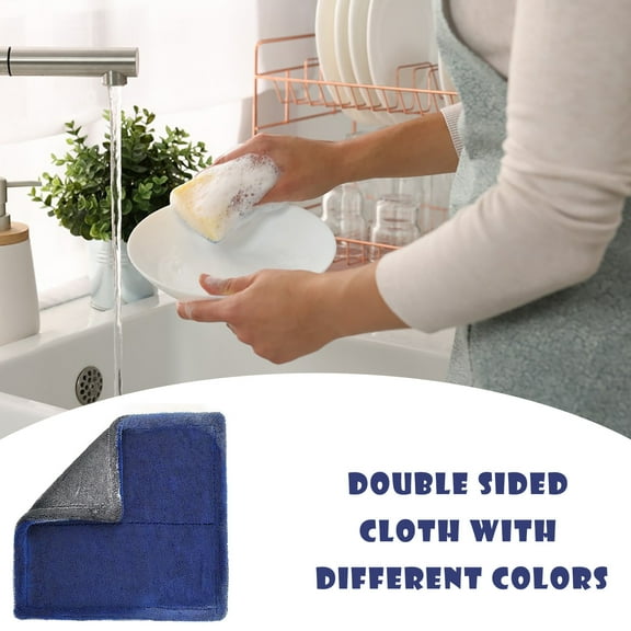 Microfiber Car Wash Towel 40x60cm,Large Thick Double Sided Absorbent Cleaning Cloth Scratch Free Polishing Rag,Soft Reusable Detailing Towel For Car Waxing Furniture Glass And Floor Cleaning-D