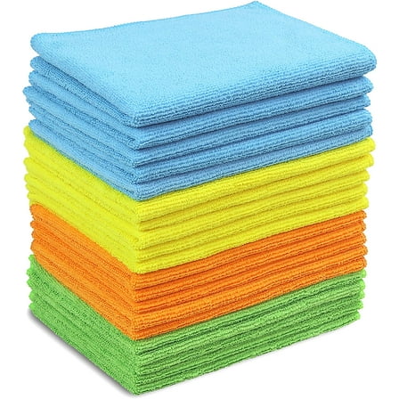 Microfiber Cleaning Cloth (12" x 12") - 50 Pack