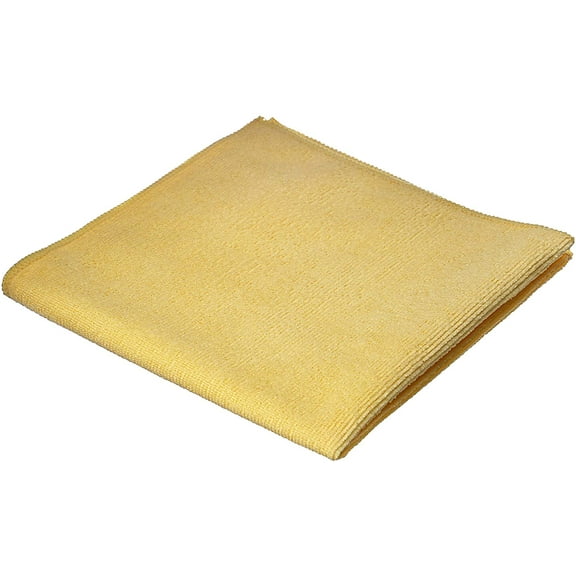 Microfiber Cleaning Cloth 16"x16" Washable Rags for Car, Kitchen, Bath Streak and Lint Free Towels-Yellow