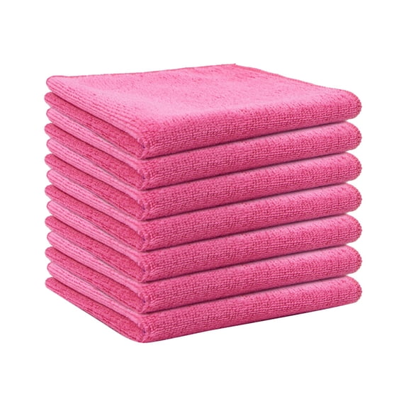 Microfiber Cleaning Cloth 5 Pack Hygroscopic Cleaning Towel 5 Color Combination Soft Absorbent
