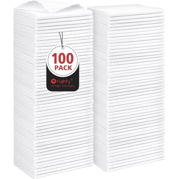 Microfiber Cleaning Cloth 50 Pack, Highly Absorbent Cleaning Supplies, Lint Free Cloths for Multiple-use, Powerful Clean Rags for House, Kitchen, Car Care (Multi-Color) 11.5 x11.5 inch
