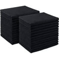 thumbnail image 1 of Microfiber Cleaning Cloth 50 Pack, Microfiber Towels for Cars, Soft & Absorbent Cleaning Rags, Premium Lint Free Shop Towels for House, Kitchen, Car, 12in*12in, Black, 1 of 5